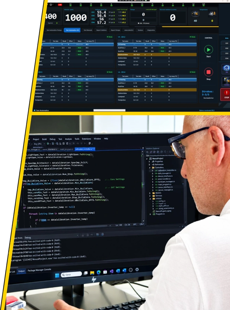 Prüfoberfläche und Softwareentwicklung bei Rabotti Prüfoberfläche und Softwareentwicklung bei Rabotti